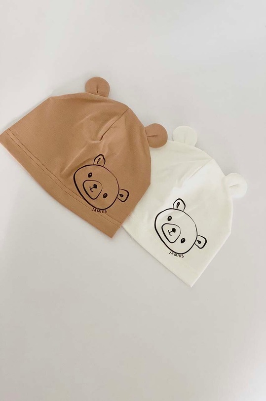 Dětská čepice Jamiks HEMANT HEMANT.Nak.JWG117.K béžová SS24