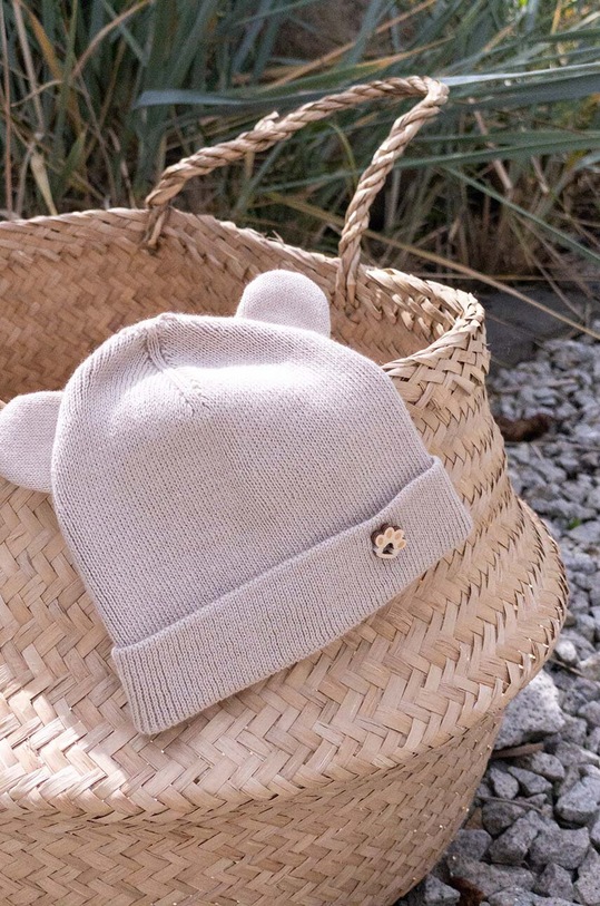 Dětská čepice Jamiks TED TED.bam.Nak.JWG201.K béžová SS24