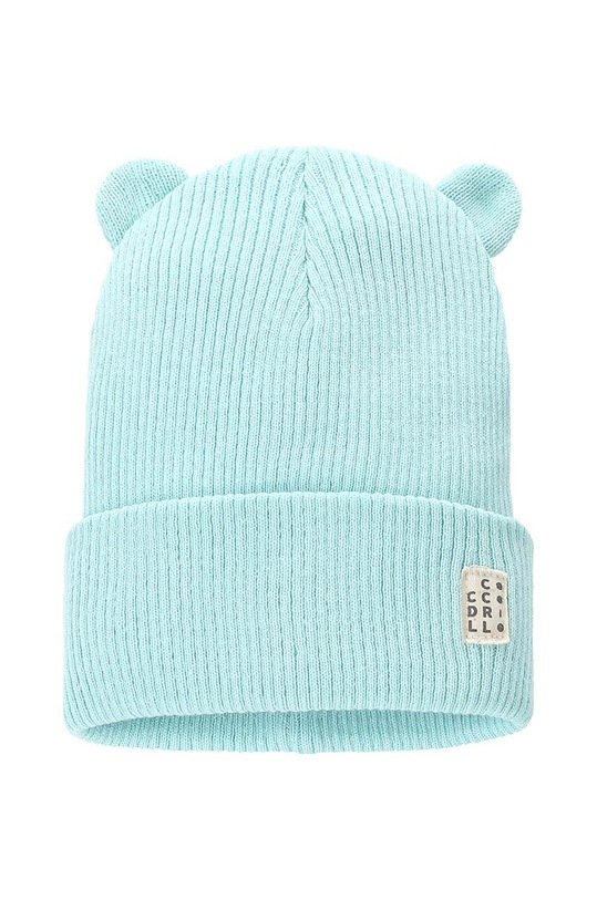 Detská bavlnená čiapka Coccodrillo bavlna zelená WC4364302BAC