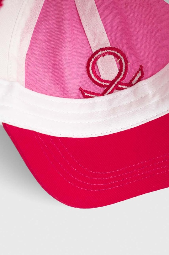 Băieți United Colors of Benetton șapcă de baseball din bumbac 6G0QGA010.P.Seasonal roz