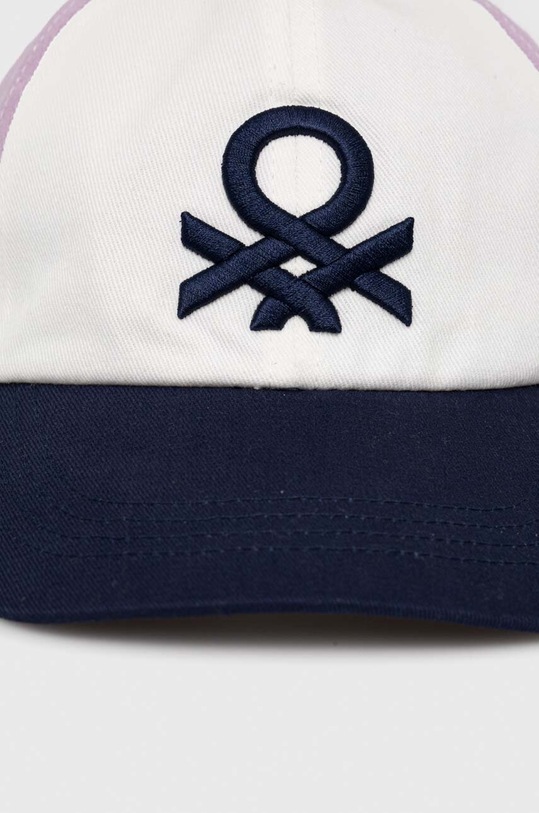 United Colors of Benetton șapcă de baseball din bumbac 6G0QGA010.P.Seasonal bleumarin SS24