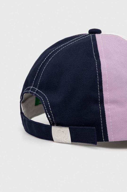 Băieți United Colors of Benetton șapcă de baseball din bumbac 6G0QGA010.P.Seasonal bleumarin