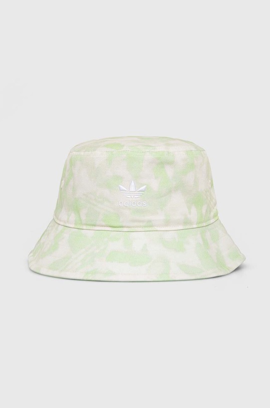 Памучна капела adidas Originals памук зелен IT7338