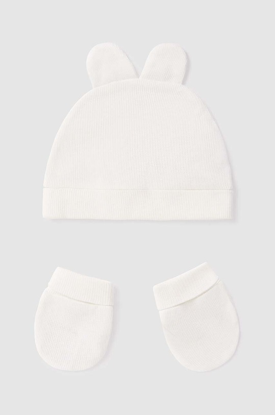 Дитяча шапка і рукавички Mayoral Newborn 19340.1Q.Newborn.PPYH бежевий SS24
