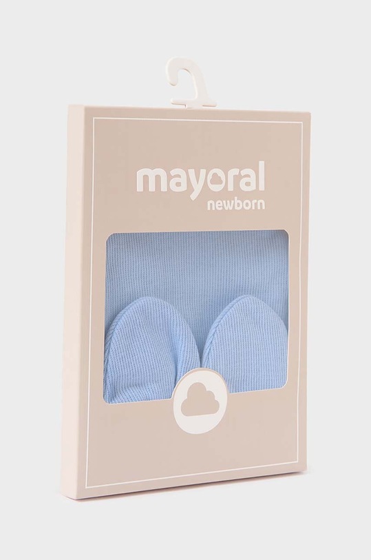Mayoral Newborn czapka i rękawiczki dziecięce niebieski 19340.1Q.Newborn.PPYH