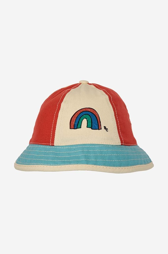 Bobo Choses kapelusz bawełniany niemowlęcy wzorzyste czerwony 124AH011