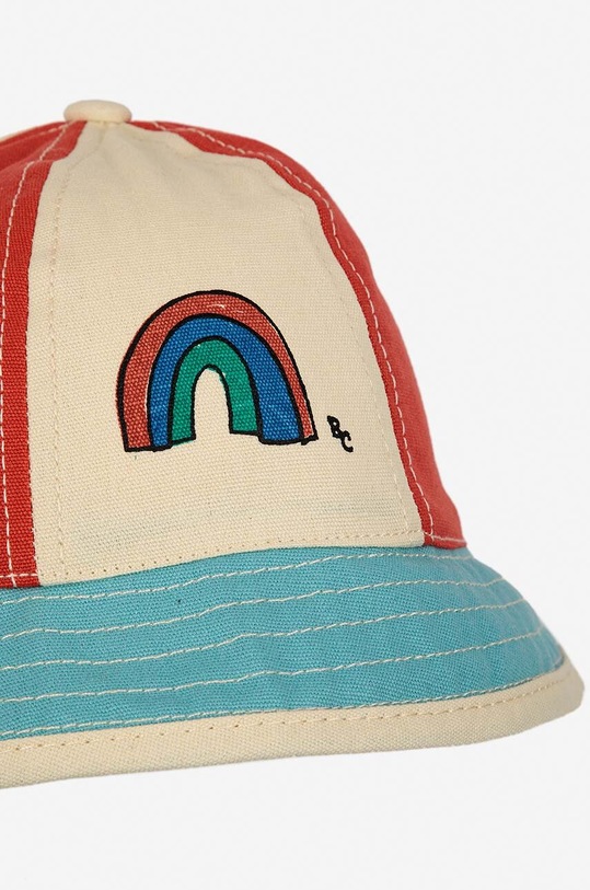 Bobo Choses kapelusz bawełniany niemowlęcy 124AH011 czerwony SS24