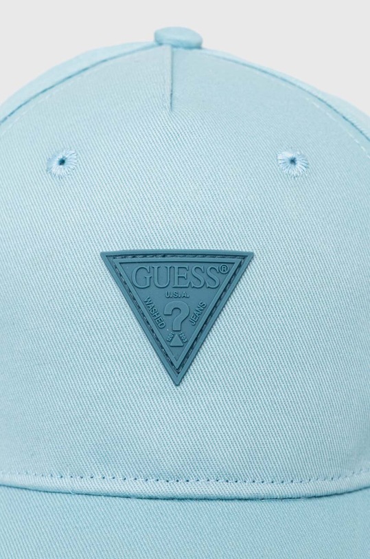 Guess czapka z daszkiem bawełniana dziecięca H4GZ01.WO08O.PPYH niebieski SS24