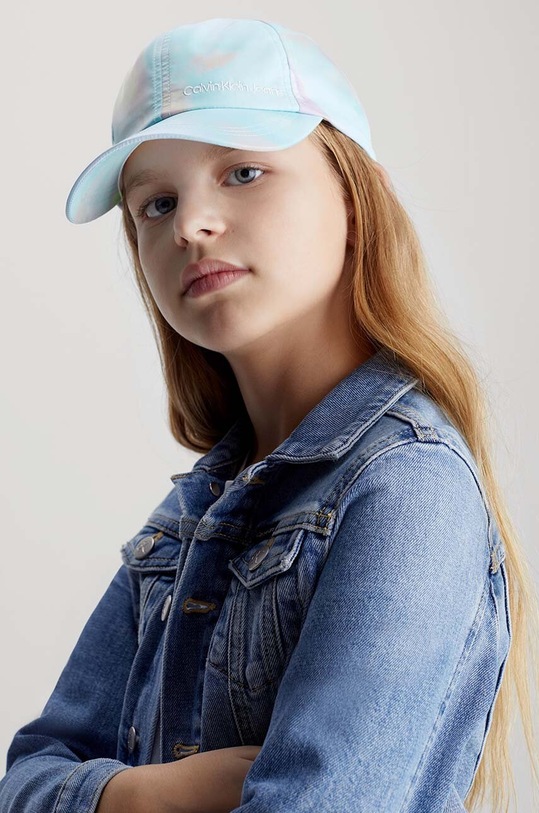 Calvin Klein Jeans czapka IU0IU00590.PPYH niebieski