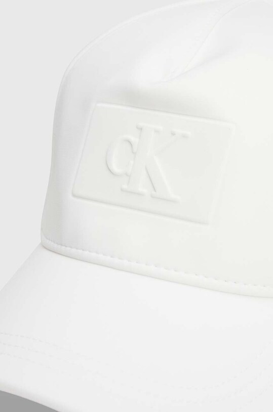 Calvin Klein Jeans czapka z daszkiem dziecięca IU0IU00591.PPYH biały SS24