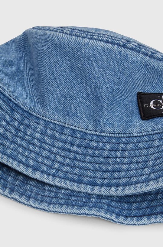 Calvin Klein Jeans kapelusz bawełniany dziecięcy niebieski IU0IU00593.PPYH