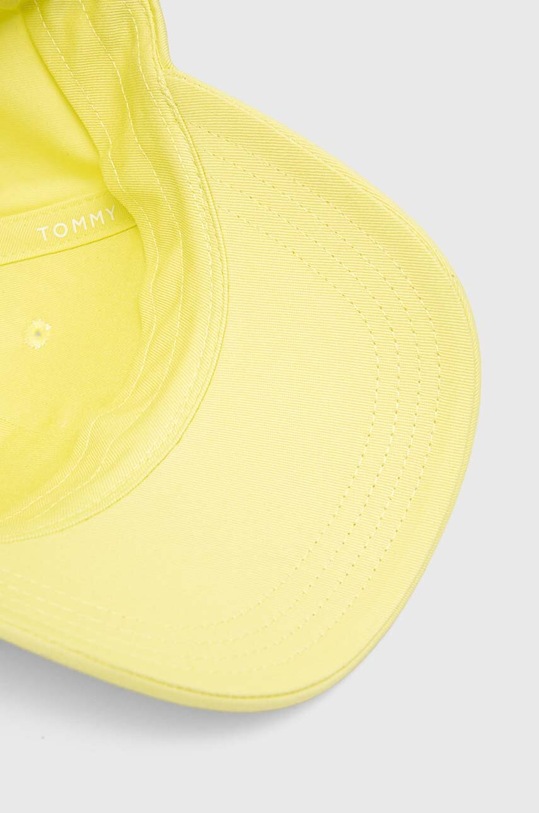 Дитяча бавовняна кепка Tommy Hilfiger зелений AU0AU01667.PPYH