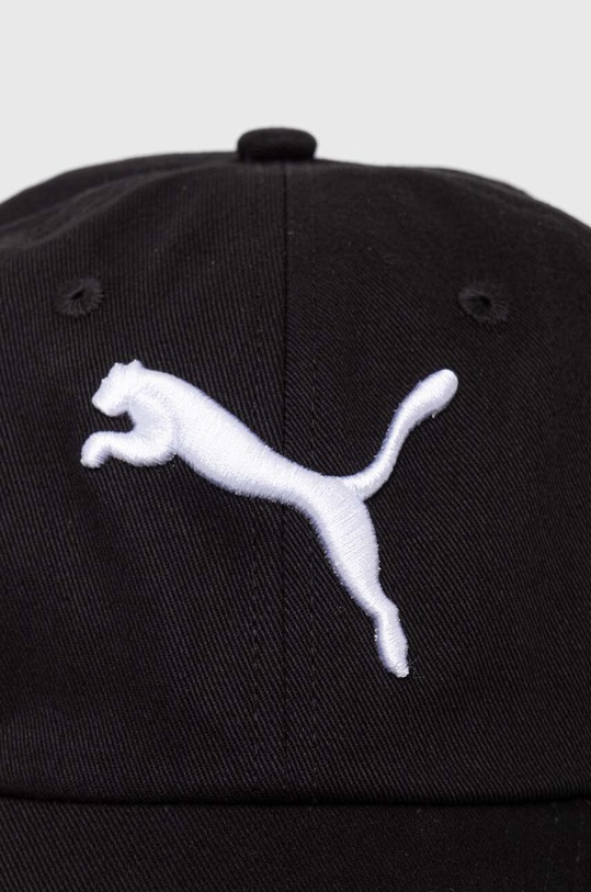 Puma czapka z daszkiem bawełniana dziecięca ESS Cap Jr-Big Cat 021688 czarny SS24