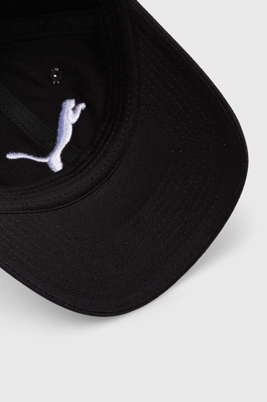 Puma czapka z daszkiem bawełniana dziecięca ESS Cap Jr-Big Cat czarny 021688