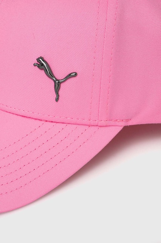 Chłopiec Puma czapka z daszkiem dziecięca PUMA Metal Cat Cap Jr 024549 różowy