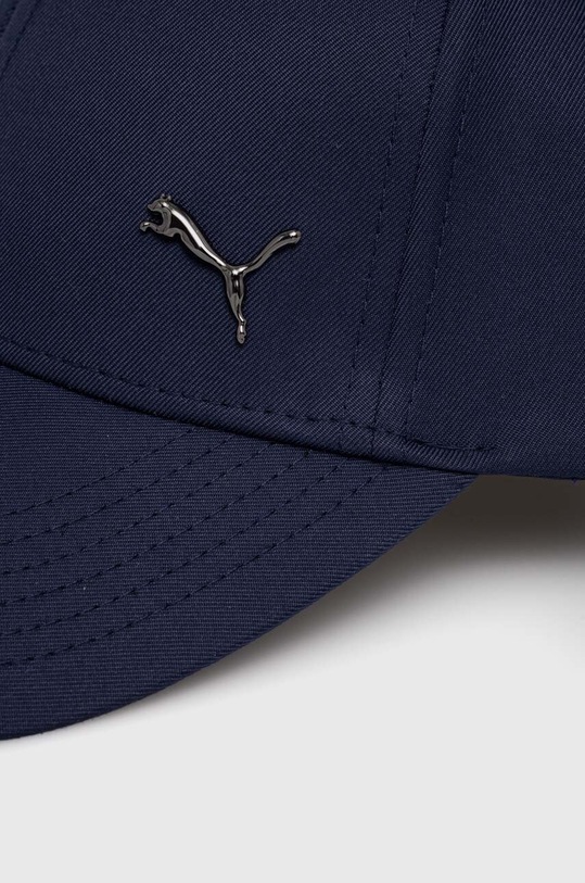 Chłopiec Puma czapka z daszkiem dziecięca PUMA Metal Cat Cap Jr 024549 granatowy