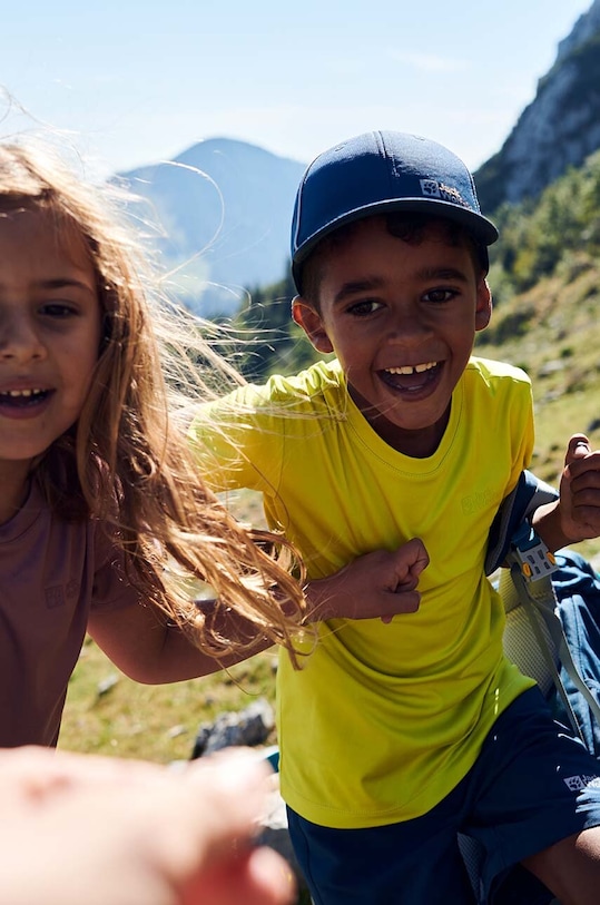 Jack Wolfskin czapka z daszkiem dziecięca ACTIVE HIKE 1910542. granatowy