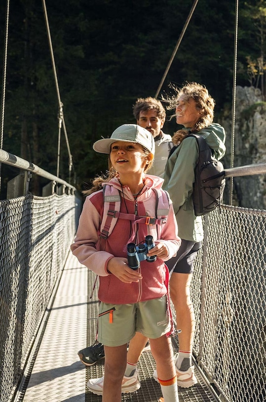CHLAPEC Dětská baseballová čepice Jack Wolfskin ACTIVE HIKE 1910542. zelená