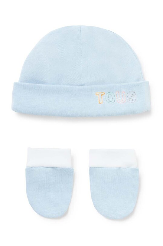 Дитяча шапка і рукавички Tous Basic.2001 блакитний SS24