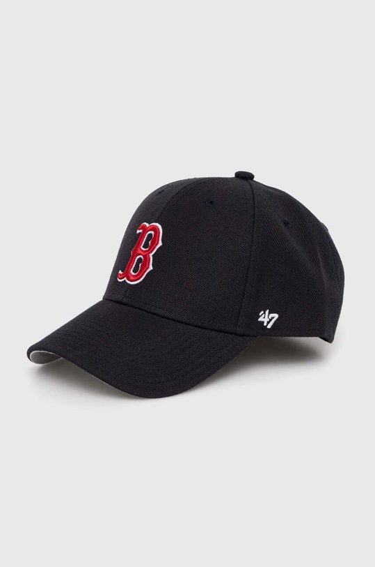 47 brand cappello con visiera bambino/a MLB Boston Red Sox misto lana blu navy BMVP02WBV