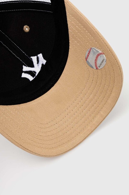 Дитяча кепка 47 brand MLB New York Yankees Branson бежевий BBRANS17CTP
