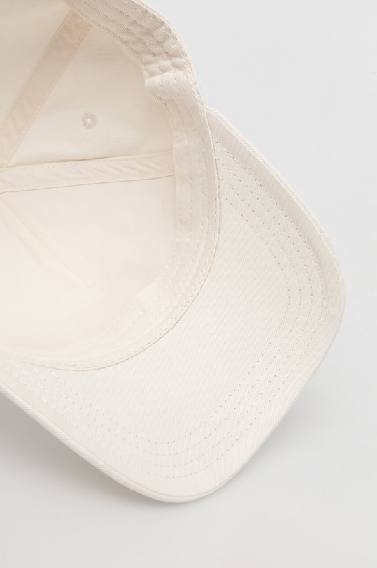 HUGO czapka z daszkiem bawełniana beżowy 50506053