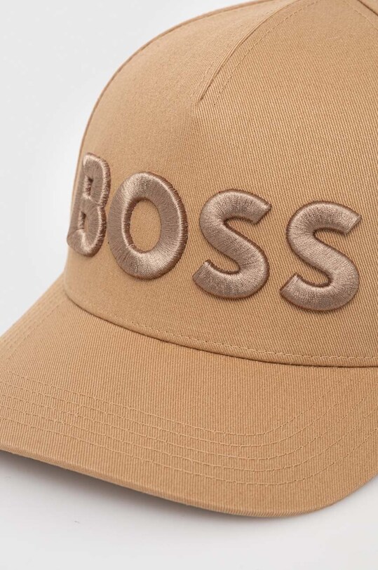 Kšiltovka BOSS 50502178 béžová SS24