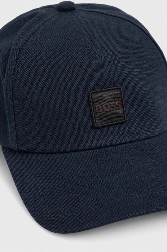 Bavlněná baseballová čepice Boss Orange 50505437 námořnická modř SS24
