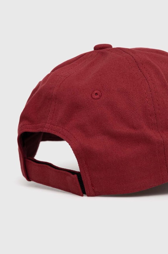 Akcesoria BOSS Orange czapka z daszkiem bawełniana 50507880 czerwony