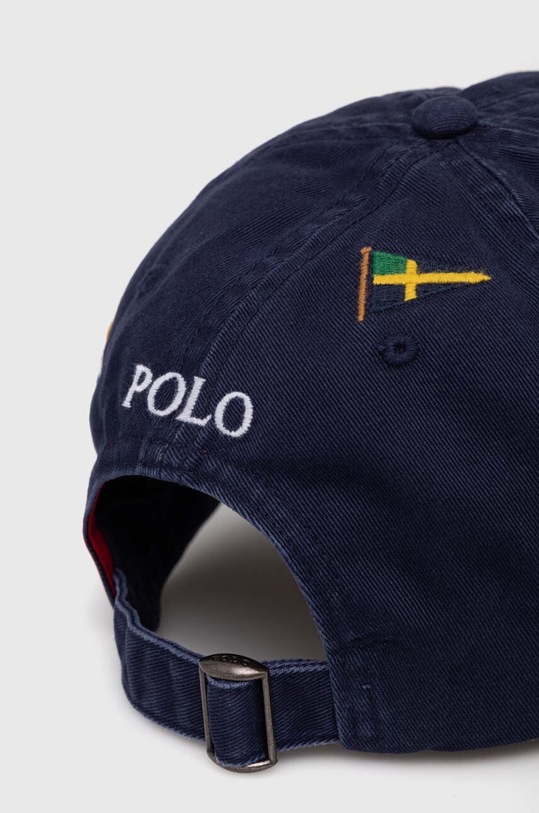 Akcesoria Polo Ralph Lauren czapka z daszkiem bawełniana 710926397 granatowy