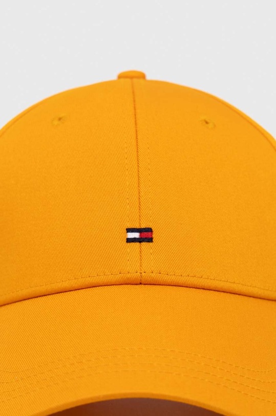 Bavlnená šiltovka Tommy Hilfiger AM0AM11478 oranžová SS24