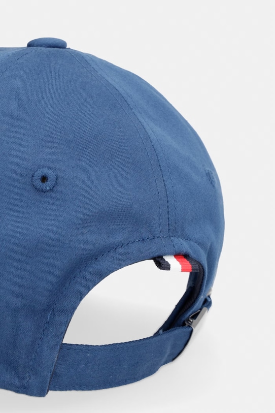 Doplnky Tommy Hilfiger čiapka so šiltom pánska bavlnená AM0AM12035 tmavomodrá