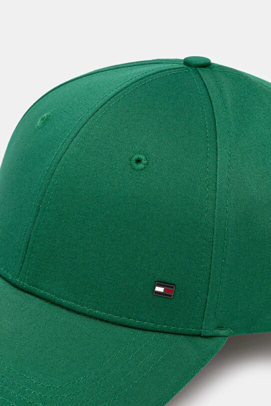 Tommy Hilfiger șapcă de baseball din bumbac AM0AM12035 verde SS25