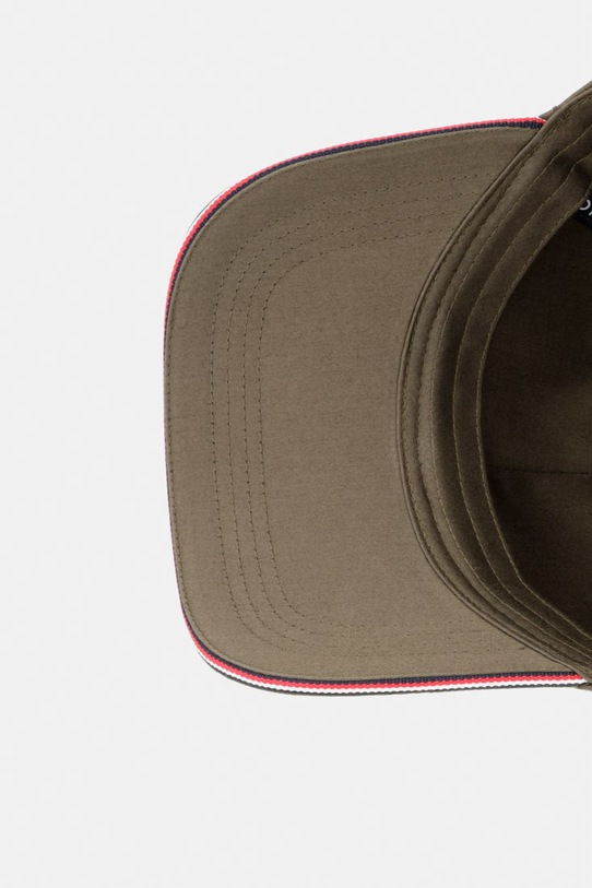 Tommy Hilfiger καπέλο με γείσο ανδρικό βαμβακερό πράσινο AM0AM12035