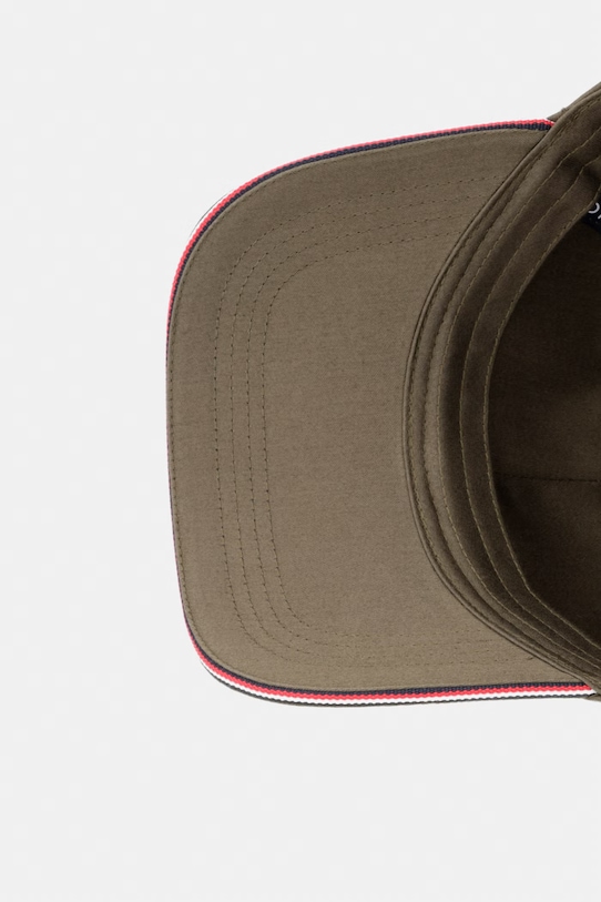 Tommy Hilfiger καπέλο με γείσο ανδρικό βαμβακερό πράσινο AM0AM12035