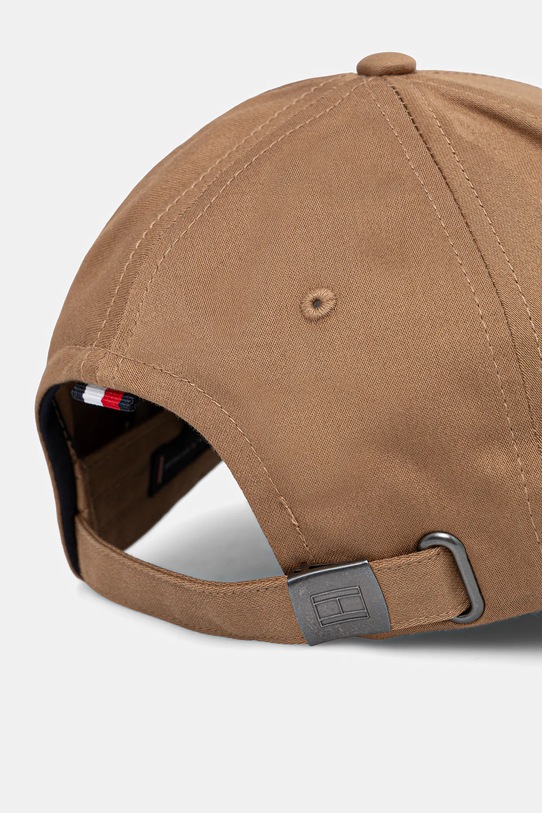 Doplnky Bavlnená šiltovka Tommy Hilfiger AM0AM12035 hnedá