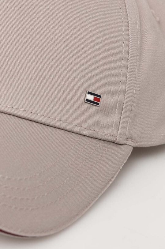 Tommy Hilfiger czapka z daszkiem bawełniana AM0AM12035 szary SS25