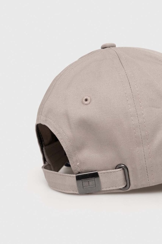 Akcesoria Tommy Hilfiger czapka z daszkiem bawełniana AM0AM12035 szary