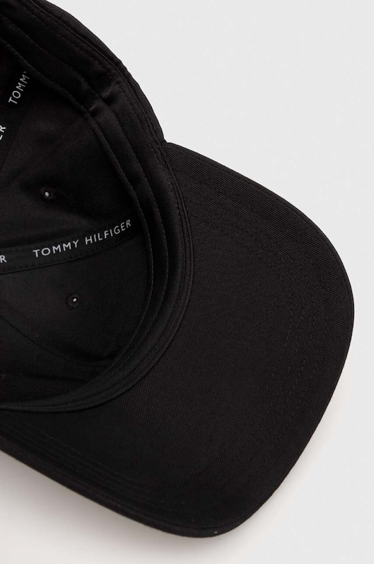 Kapa sa šiltom Tommy Hilfiger crna AM0AM12043