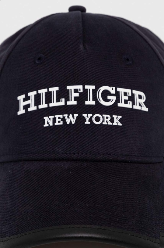 Bavlněná baseballová čepice Tommy Hilfiger AM0AM12253 námořnická modř SS24