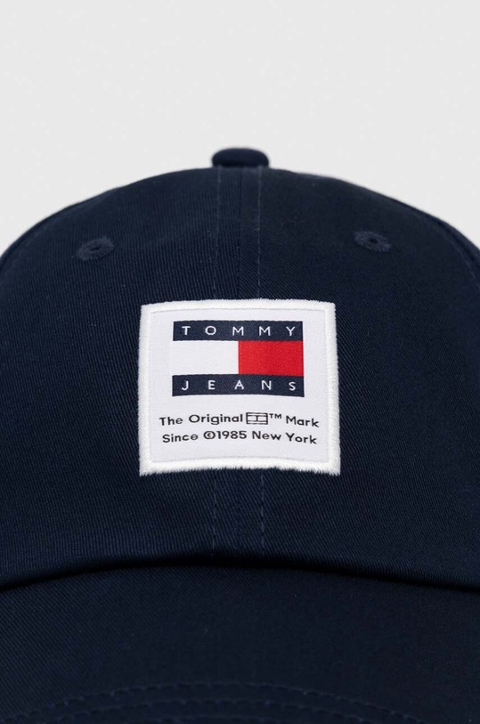 Bavlněná baseballová čepice Tommy Jeans AM0AM12016 námořnická modř NC24