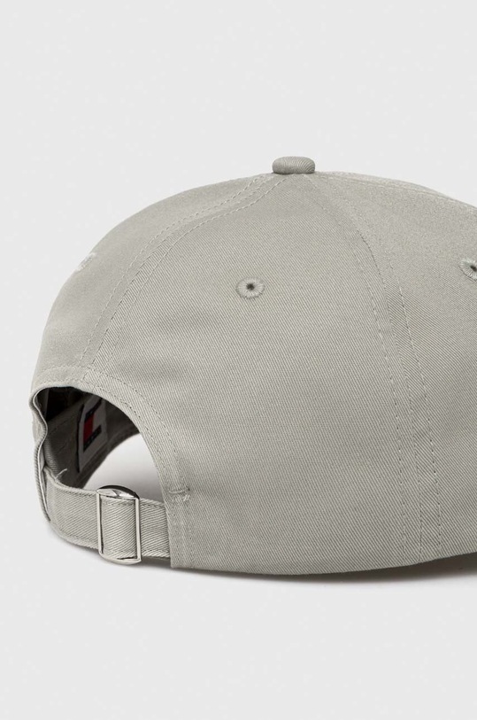 Akcesoria Tommy Jeans czapka z daszkiem bawełniana AM0AM12016 szary