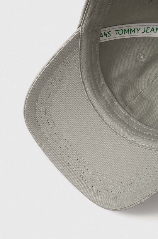 Tommy Jeans czapka z daszkiem bawełniana szary AM0AM12016