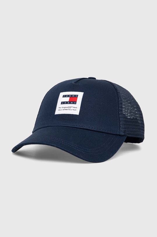 Tommy Jeans czapka z daszkiem aplikacja granatowy AM0AM12017