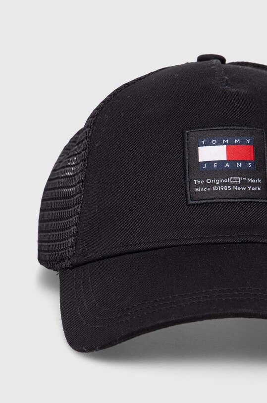 Tommy Jeans șapcă AM0AM12017 negru SS24