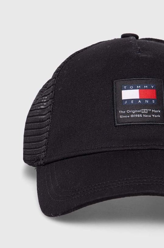 Tommy Jeans czapka z daszkiem AM0AM12017 czarny SS24