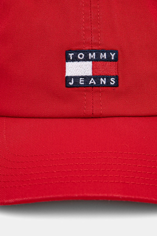 Хлопковая кепка Tommy Jeans AM0AM12020 красный AW25