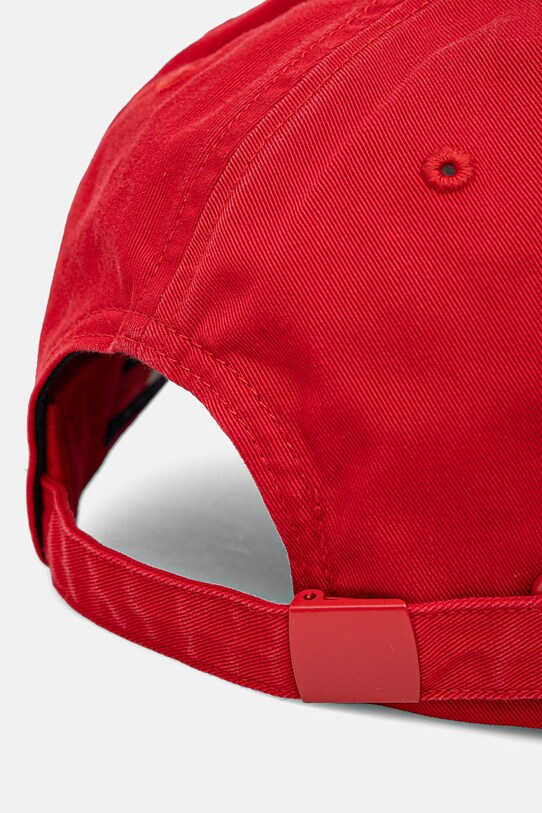 Accesorii Tommy Jeans șapcă de baseball din bumbac AM0AM12020 rosu