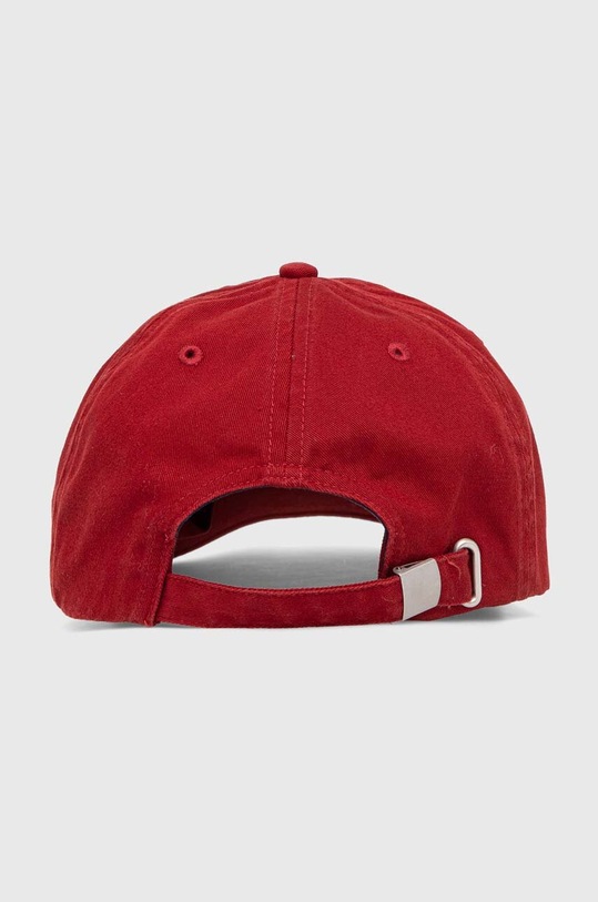 Akcesoria Tommy Jeans czapka z daszkiem bawełniana AM0AM12020 bordowy