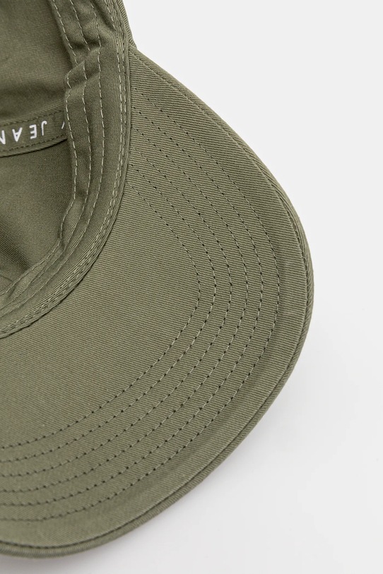 Tommy Jeans czapka z daszkiem bawełniana zielony AM0AM12020